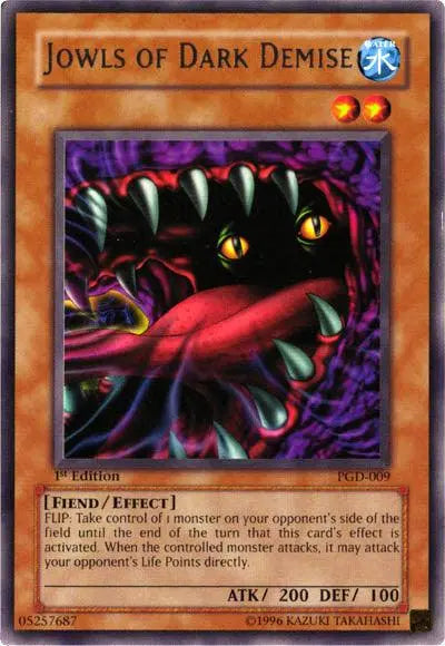 Jowls of Dark Demise [PGD-009] Rare - Doe's Cards