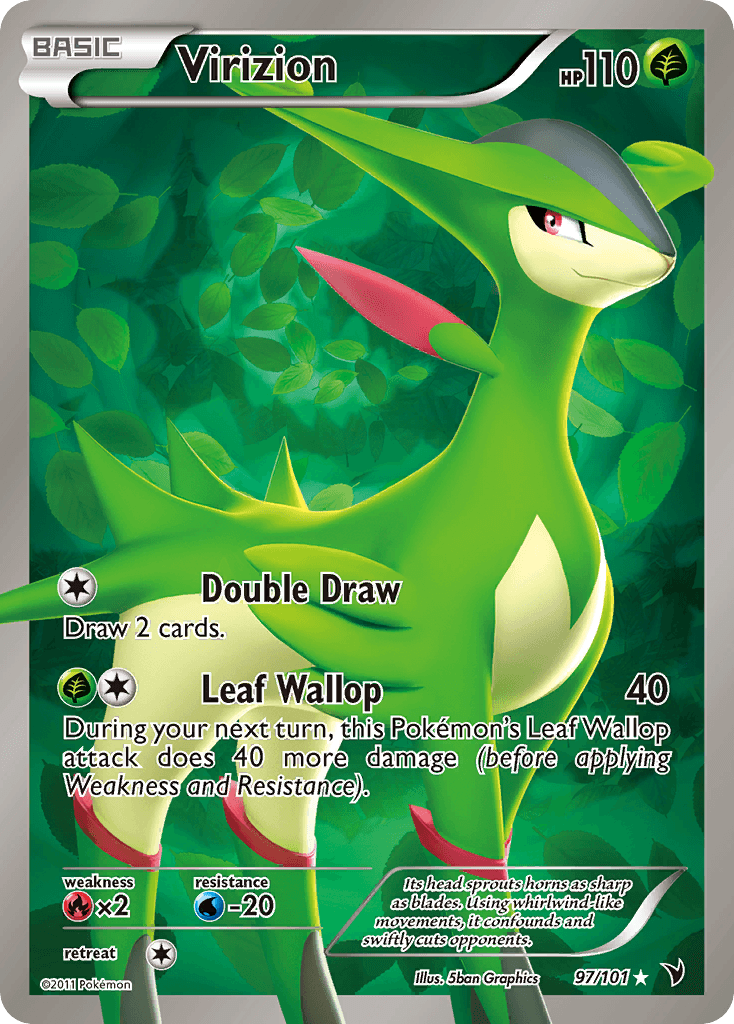 Virizion (97/101) [Black & White: Noble Victories] - Doe's Cards