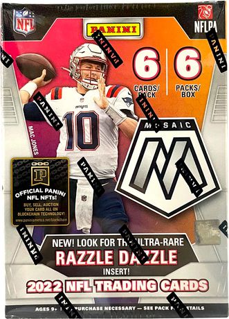 2022 Panini Mosaic Football Blaster Box - Doe's Cards