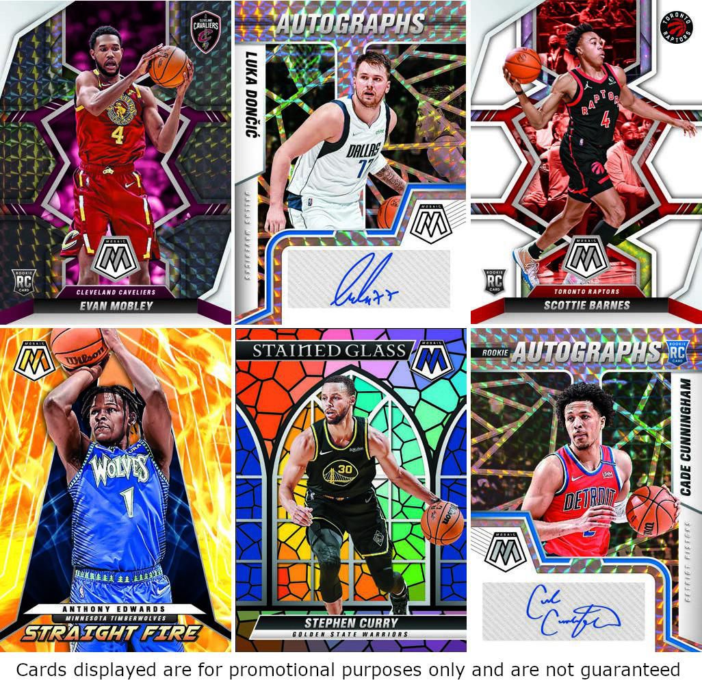 Products 2021-22 Panini Mosaic NBA Basketball Blaster Box Trading Cards