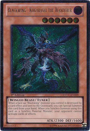 Blackwing - Kogarashi the Wanderer [EXVC-EN009] Ultimate Rare - Doe's Cards