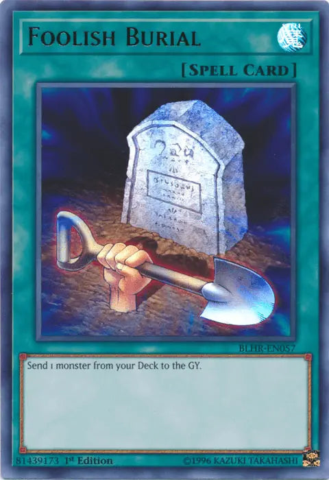 Foolish Burial [BLHR-EN057] Ultra Rare - Doe's Cards