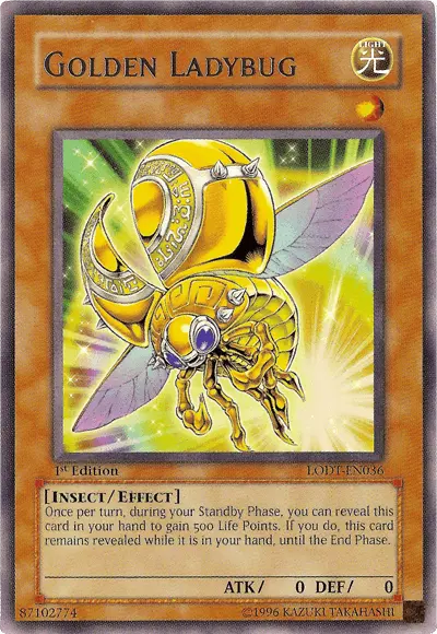 Golden Ladybug [LODT-EN036] Rare - Doe's Cards