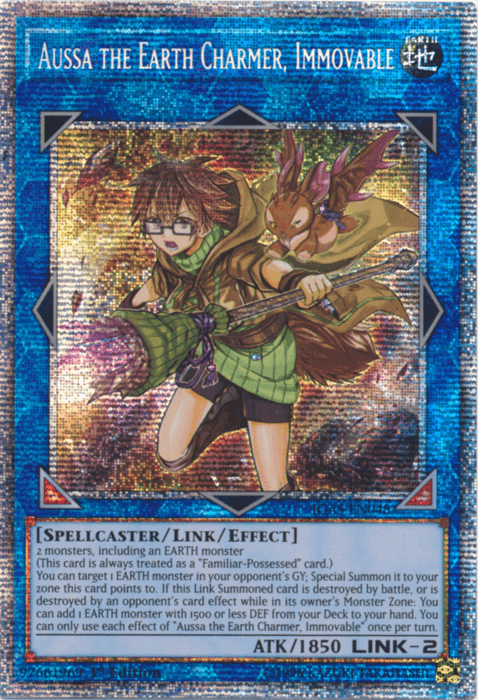 Aussa the Earth Charmer, Immovable [IGAS-EN048] Starlight Rare - Doe's Cards