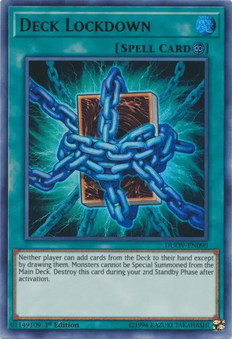 Deck Lockdown [DUOV-EN090] Ultra Rare - Doe's Cards