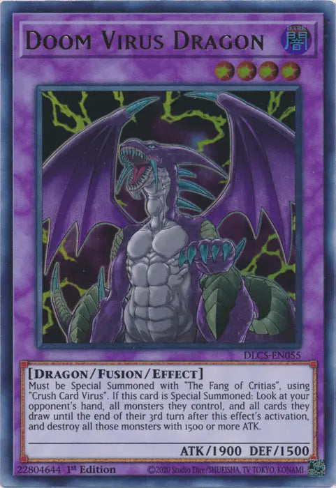 Doom Virus Dragon [DLCS-EN055] Ultra Rare - Doe's Cards