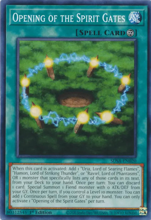 Opening of the Spirit Gates [SDSA-EN020] Common - Doe's Cards