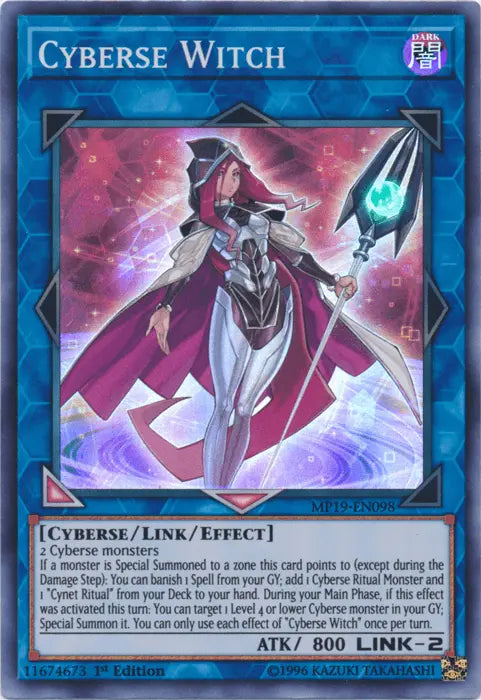 Cyberse Witch [MP19-EN098] Super Rare - Doe's Cards
