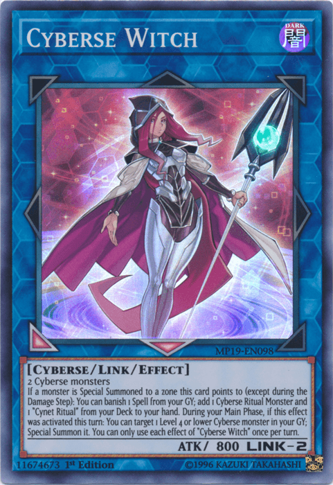 Cyberse Witch [MP19-EN098] Super Rare - Doe's Cards