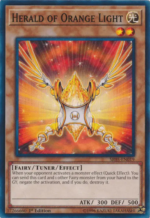 Herald of Orange Light [SR05-EN019] Common - Doe's Cards