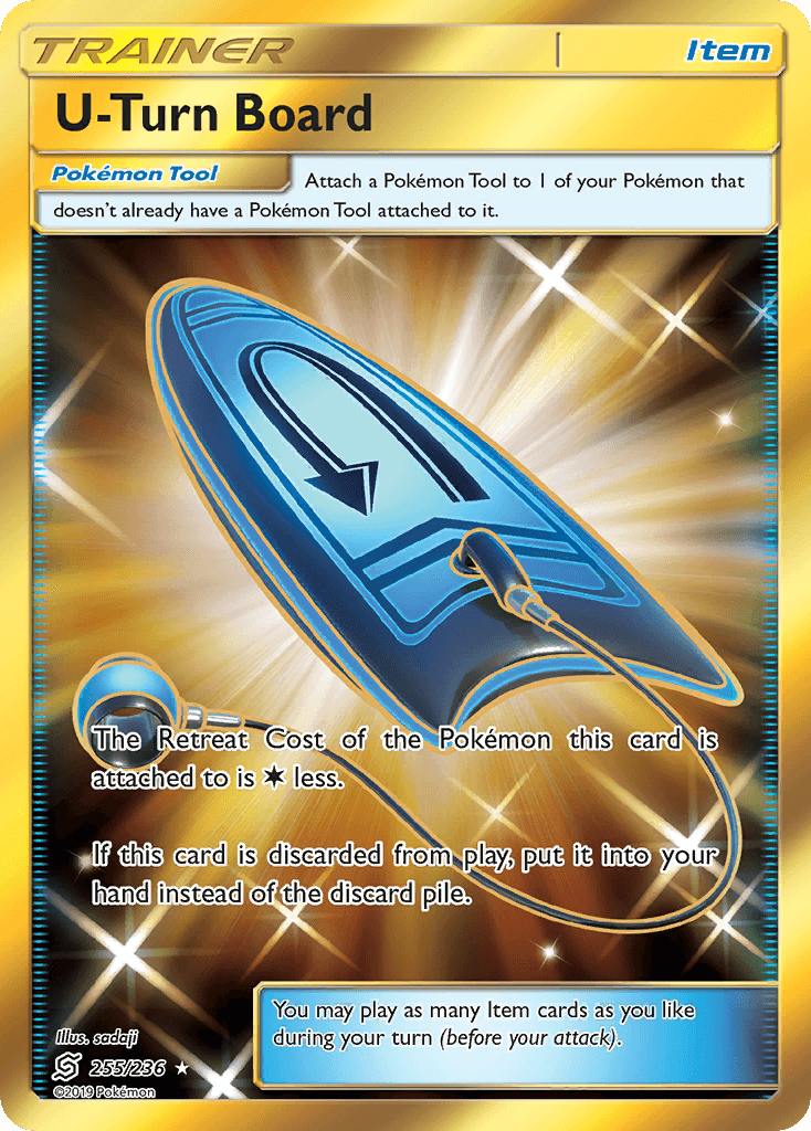 U-Turn Board (255/236) [Sun & Moon: Unified Minds] - Doe's Cards