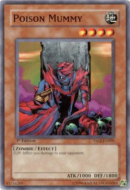 Poison Mummy [YSDJ-EN009] Common - Doe's Cards