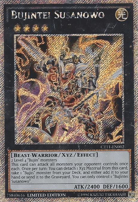 Bujintei Susanowo [CT11-EN002] Secret Rare - Doe's Cards