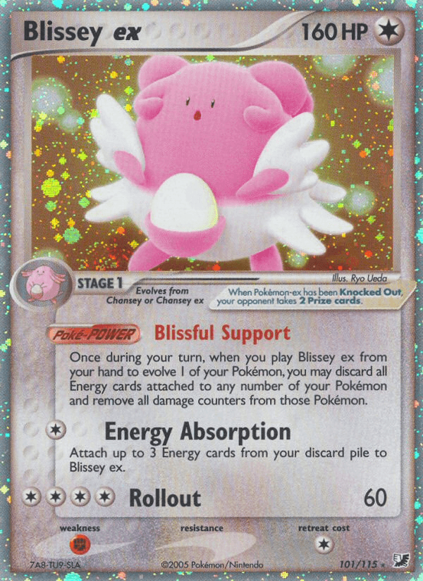 Blissey ex (101/115) [EX: Unseen Forces] - Doe's Cards