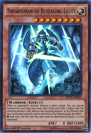 Swordsman of Revealing Light [MP15-EN245] Ultra Rare - Doe's Cards