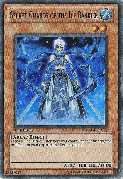 Secret Guards of the Ice Barrier [HA04-EN053] Super Rare - Doe's Cards