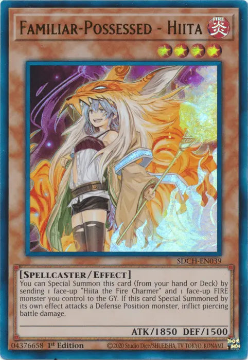 Familiar-Possessed - Hiita (Alternate Art) [SDCH-EN039] Ultra Rare - Doe's Cards