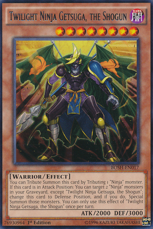 Twilight Ninja Getsuga, the Shogun [BOSH-EN017] Rare - Doe's Cards