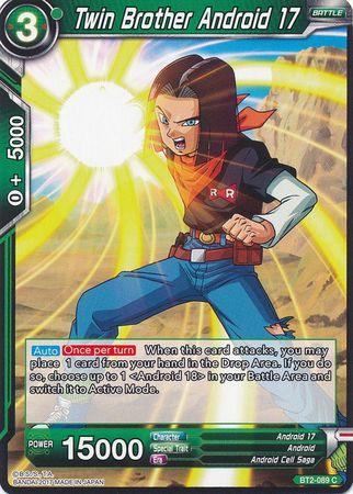 Twin Brother Android 17 (BT2-089) [Union Force] - Doe's Cards