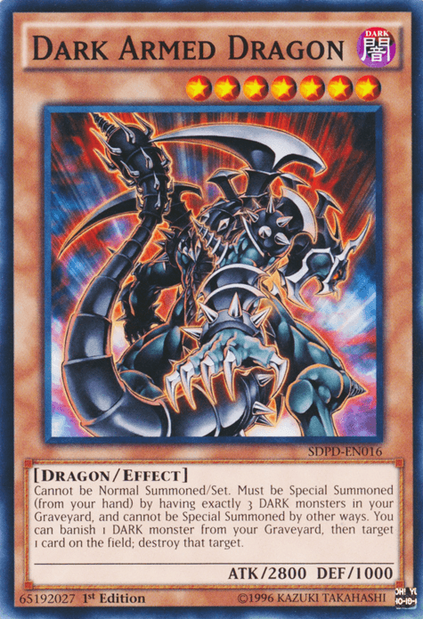 Dark Armed Dragon [SDPD-EN016] Common - Doe's Cards