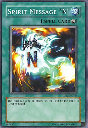 Spirit Message "N" [DB2-EN023] Common - Doe's Cards