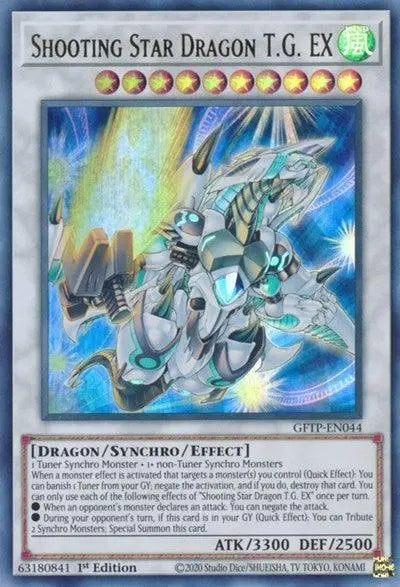 Shooting Star Dragon T.G. EX [GFTP-EN044] Ultra Rare - Doe's Cards