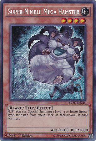 Super-Nimble Mega Hamster [LC5D-EN226] Secret Rare - Doe's Cards