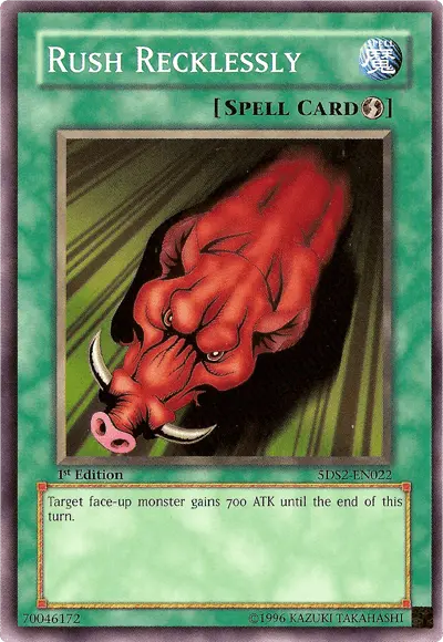 Rush Recklessly [5DS2-EN022] Common - Doe's Cards