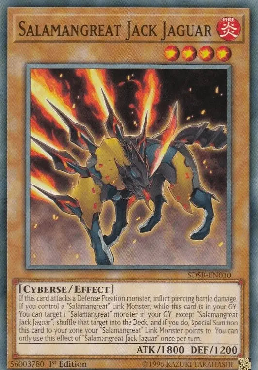 Salamangreat Jack Jaguar [SDSB-EN010] Common - Doe's Cards