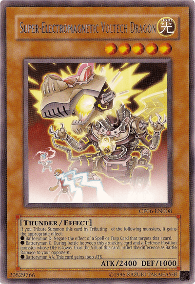 Super-Electromagnetic Voltech Dragon [CP06-EN008] Rare - Doe's Cards