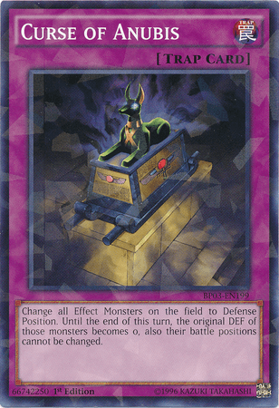 Curse of Anubis [BP03-EN199] Shatterfoil Rare - Doe's Cards