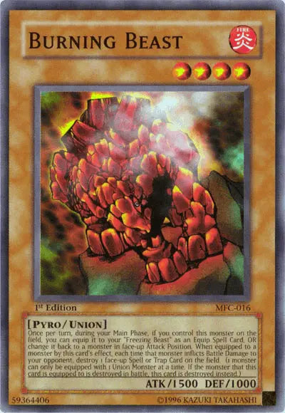 Burning Beast [MFC-016] Common - Doe's Cards