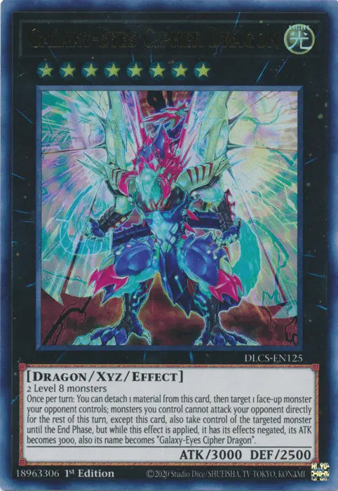 Galaxy-Eyes Cipher Dragon [DLCS-EN125] Ultra Rare - Doe's Cards