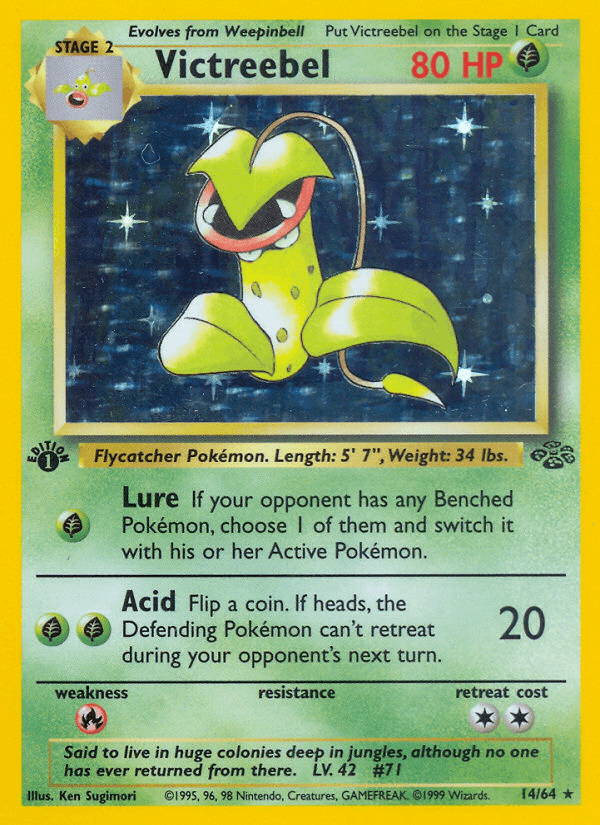 Victreebel (14/64) [Jungle 1st Edition] - Doe's Cards