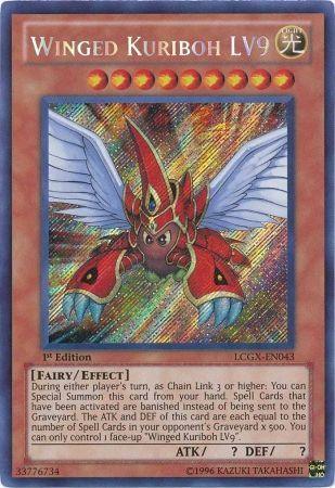 Winged Kuriboh LV9 [LCGX-EN043] Secret Rare - Doe's Cards