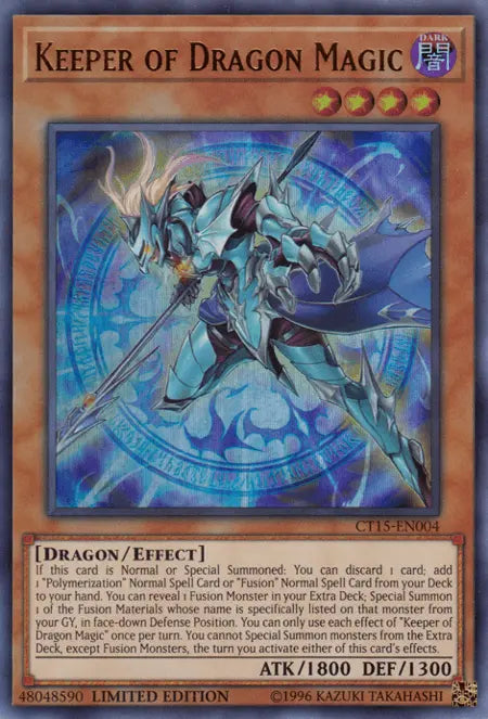 Keeper of Dragon Magic [CT15-EN004] Ultra Rare - Doe's Cards