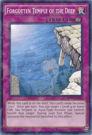 Forgotten Temple of the Deep [BP03-EN216] Shatterfoil Rare - Doe's Cards