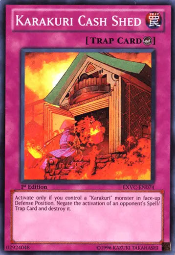 Karakuri Cash Shed [EXVC-EN074] Super Rare - Doe's Cards