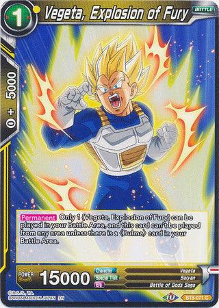 Vegeta, Explosion of Fury (BT8-071) [Malicious Machinations] - Doe's Cards