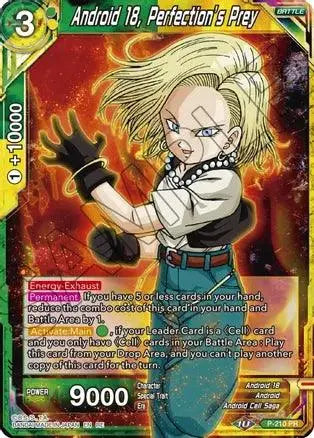 Android 18, Perfection's Prey (P-210) [Mythic Booster] - Doe's Cards