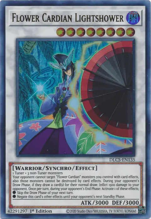 Flower Cardian Lightshower [DLCS-EN135] Ultra Rare - Doe's Cards