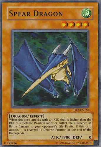 Spear Dragon [DB2-EN152] Super Rare - Doe's Cards