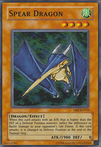 Spear Dragon [DB2-EN152] Super Rare - Doe's Cards