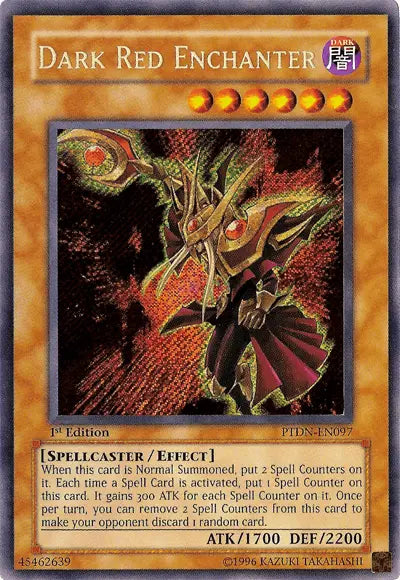 Dark Red Enchanter [PTDN-EN097] Secret Rare - Doe's Cards