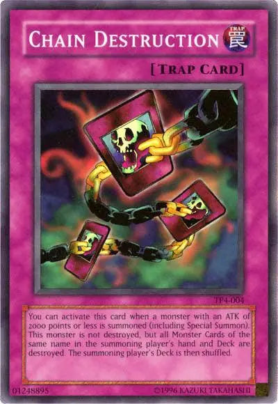 Chain Destruction [TP4-004] Super Rare - Doe's Cards