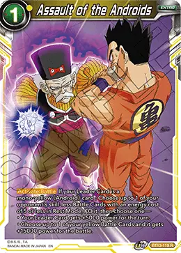 Assault of the Androids (Rare) (BT13-119) [Supreme Rivalry] - Doe's Cards