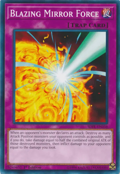 Blazing Mirror Force [SDPL-EN034] Common - Doe's Cards