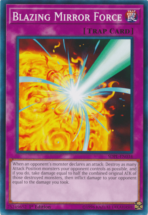 Blazing Mirror Force [SDPL-EN034] Common - Doe's Cards