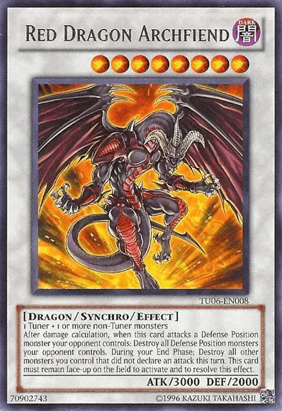Red Dragon Archfiend [TU06-EN008] Rare - Doe's Cards