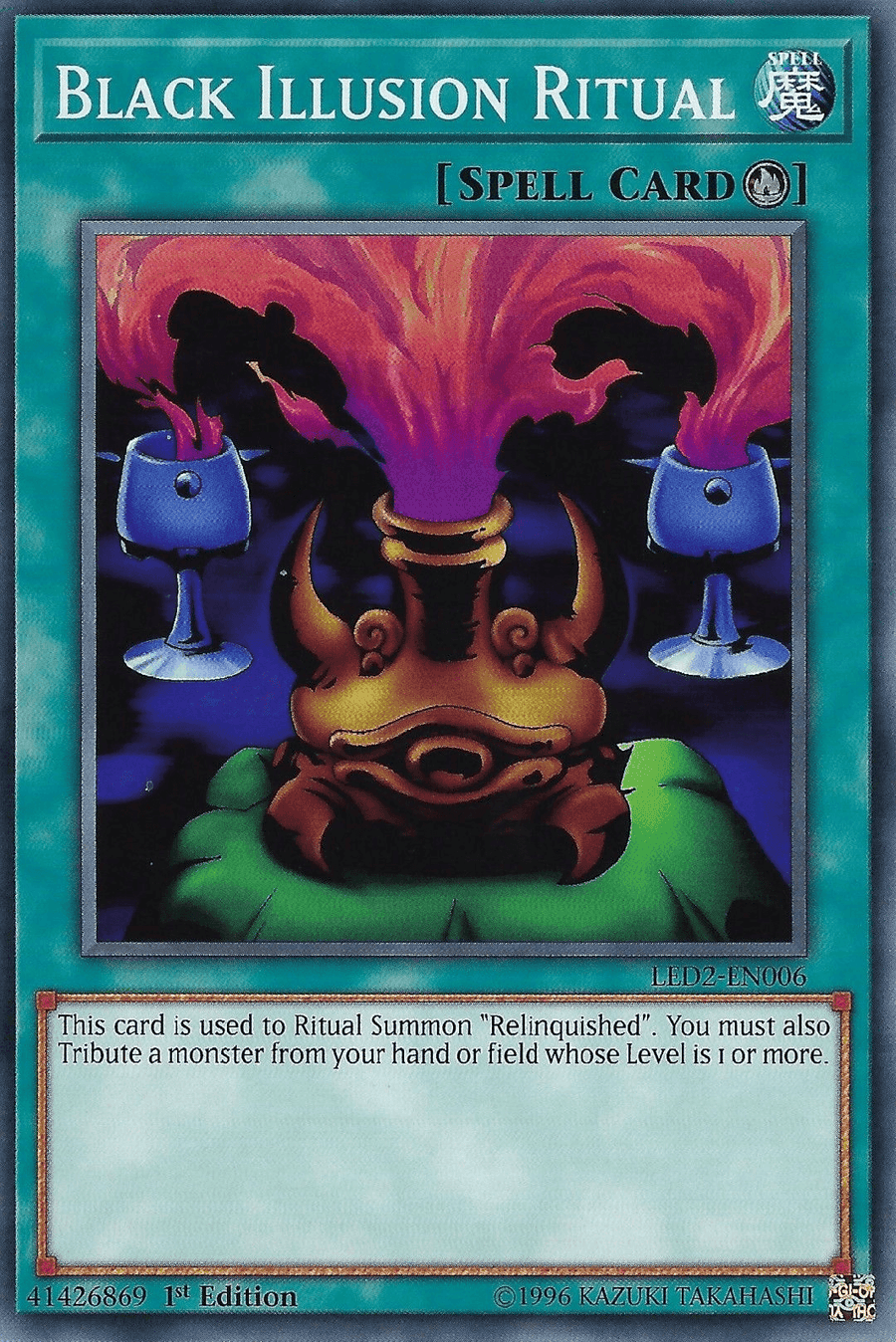 Black Illusion Ritual [LED2-EN006] Common - Doe's Cards